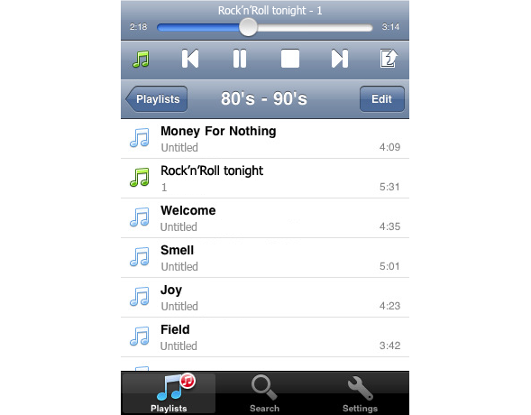 4shared music 2 4shared Music   new application for iPhones!