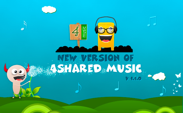 1 2 Meet Innovative 4shared Music for Android v110