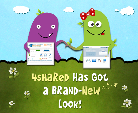 Now all 4shared fans have a chance to enjoy our newest upgraded 4shared 